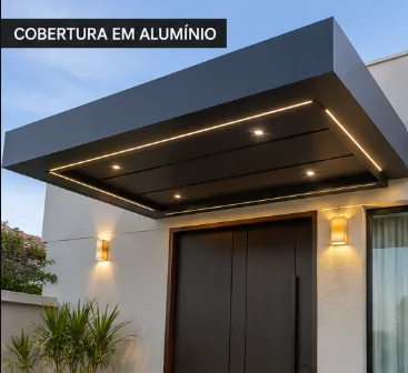 cobertura de aluminio retrátil