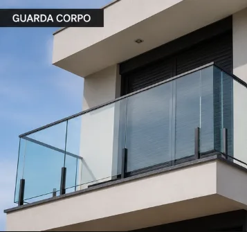 guarda corpo de alumínio