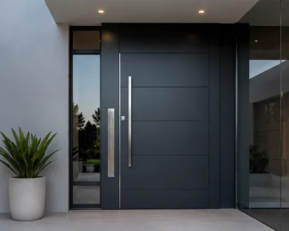 porta de acm residencial